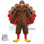 Professional Customized Brown Peacock Mascot Costume