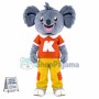 Adult Soft Koala With Blouse Mascot Costume