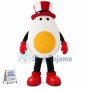 Egg Doll Wearing Roller Skates Mascot Costume