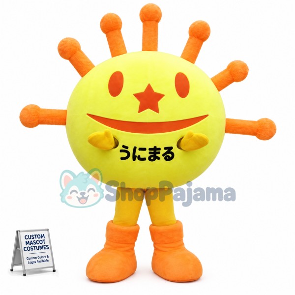 Sunny Smiley Sun Doll Mascot Costume