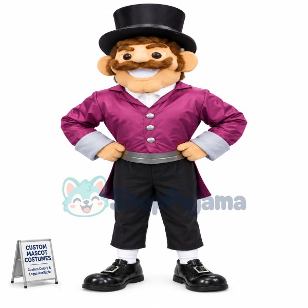 Arrogant Noble Gentleman Mascot Costume