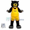 Wild Black Bear of The College Mascot Costume