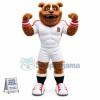 Brown Bear With Strong Chest Muscles Mascot Costume