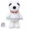 Adult Soft White Dog On The Beach Mascot Costume