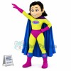 Gentle Superwoman of The University Mascot Costume