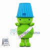 Trash Can Doll of The Corporation Mascot Costume