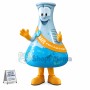 Glass Reagent Bottle of Laboratory Mascot Costume