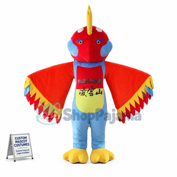 Blue Peacock of The Zoo Mascot Costume