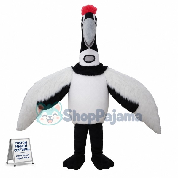 Long Necked Plush Ostrich Mascot Costume