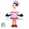 Elegant Ostrich In The Dinner Suit Mascot Costume