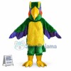 Adult Colorful Furry Parrot Mascot Costume