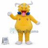 Flying High Yellow Cattle With Pillow Mascot Costume