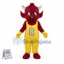 The Navie Red Calf Mascot Costume