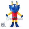 Adult Blue Dragon With Belt Mascot Costume