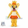 Baby Girl Tiger Wearing Skirt Mascot Costume