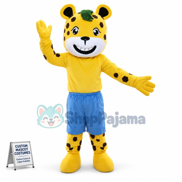 Baby Tiger In The Blue Shorts Mascot Costume