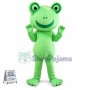 Adult Lovely Smiling Frog Mascot Costume
