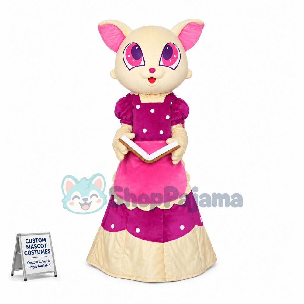 The Chef Cat In the Palace Dress Mascot Costume
