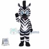 The Sky Blue Eyes Zebra Mascot Costume