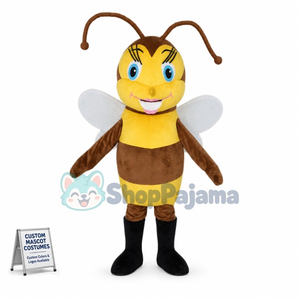 Carefree Little Bee Cartoon Mascot Costume