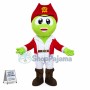 The Pirate Little Green Dragon Mascot Costume