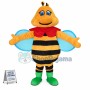The Beautiful Fat Head Bee Mascot Costume