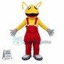 The Huge Bright Yellow Ant Mascot Costume