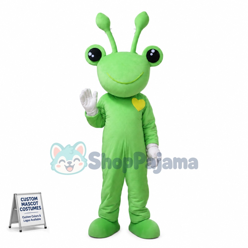 Adult Frog With Long Antennae Mascot Costume