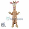 Surprised The Adult Giraffe Mascot Costume