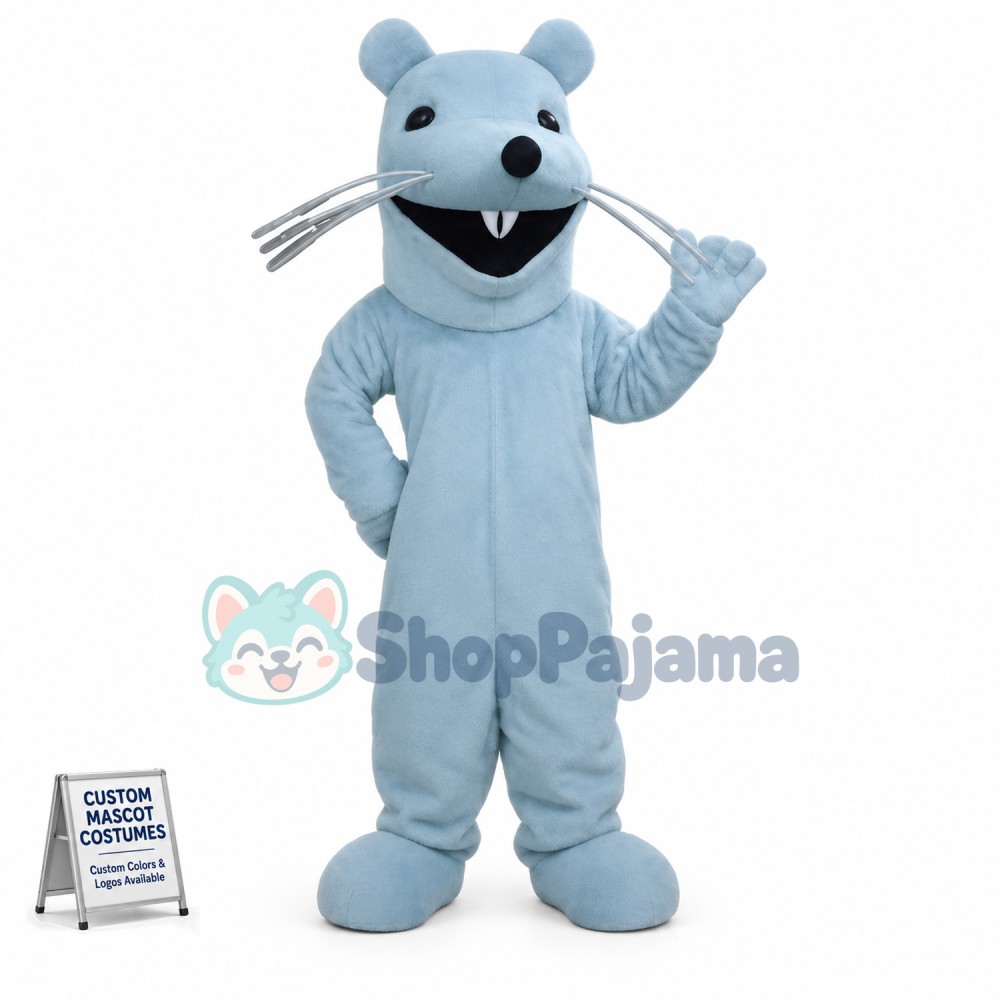 Sure Light Blue Gopher Mascot Costume