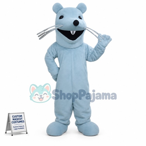 Sure Light Blue Gopher Mascot Costume
