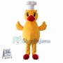 The Slim Chef Yellow Duck Mascot Costume