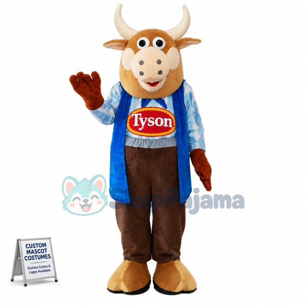 The Cattle of Global Food Company Mascot Costume