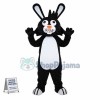 Black Rabbit Mascot Costume For Adult