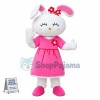 Bunny Sister In Lace Dress Mascot Costume