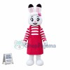 Beautifully Dressed Beauty Rabbit Mascot Costume