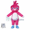 Adult Likable Pink Bear Mascot Costume