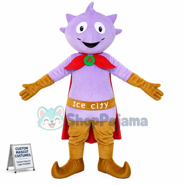 Violet Dragon of Picture Book Museum Mascot Costume
