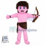 Angle Cupid Holding Bow and Arrow Mascot Costume