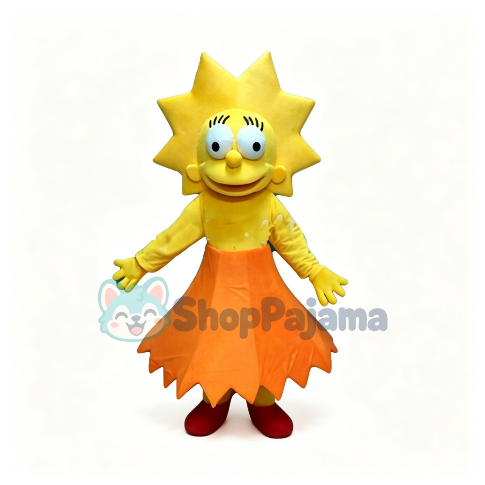 The Knowledgeable Lisa Simpson Mascot Costume