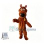 Big-nosed Dog Biting Food Mascot Costume