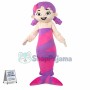 Little Mermaid Princess With Purple Hair Mascot Costume