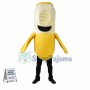 Adult Cartoon Banana With a Bite Mascot Costume