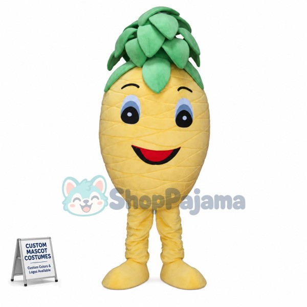 Peeled Delicious Pineapple Soft Mascot Costume