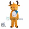 Adult Cartoon Orange Fawn Mascot Costume