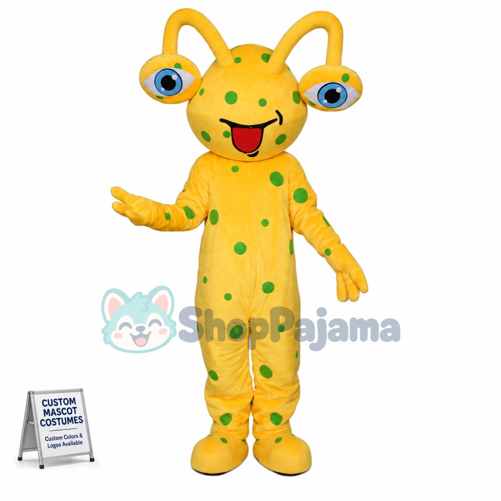 Alien Creature With Tentacles Eyes Mascot Costume