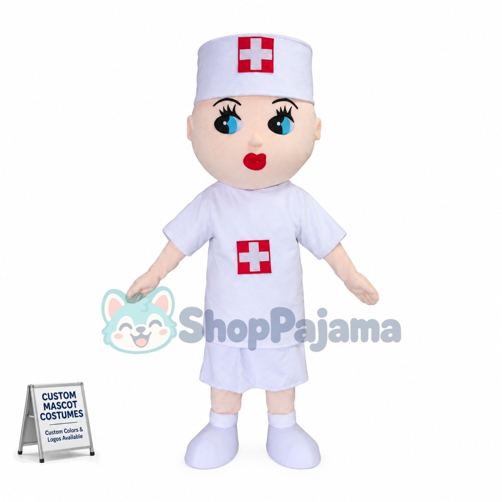 Sexy Nurse of The Red Cross Mascot Costume