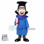Graduate Doctoral Student Holding Dictionary Mascot Costume