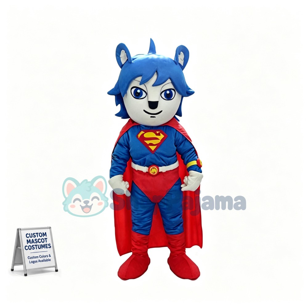 Smith Muscle Superman Mascot Costume