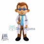 The Surgeon With Blue Glasses Mascot Costume